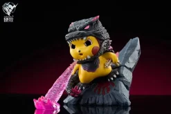 Godzilla & Kong Cosplay Pikachu - Pokemon Godzilla x Kong: The New Empire Resin Statue - HARD SHELL Studios