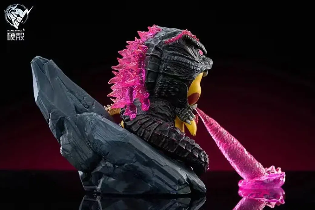 Godzilla & Kong Cosplay Pikachu - Pokemon Godzilla x Kong: The New Empire Resin Statue - HARD SHELL Studios