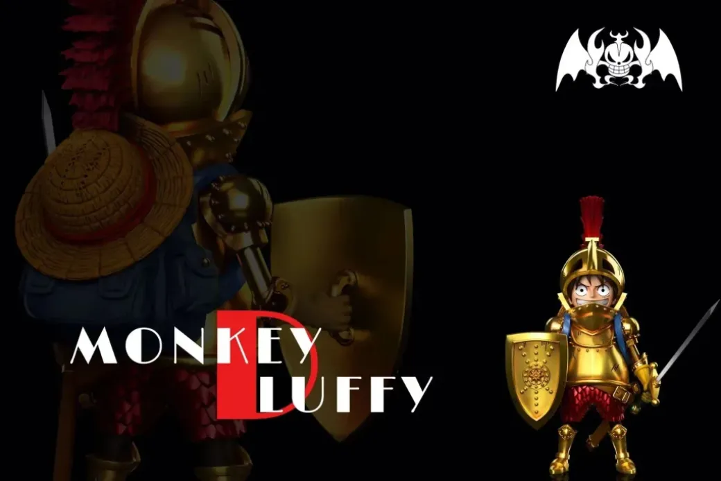 Gold Armor Monkey D. Luffy - ONE PIECE Resin Statue - A Plus Studios