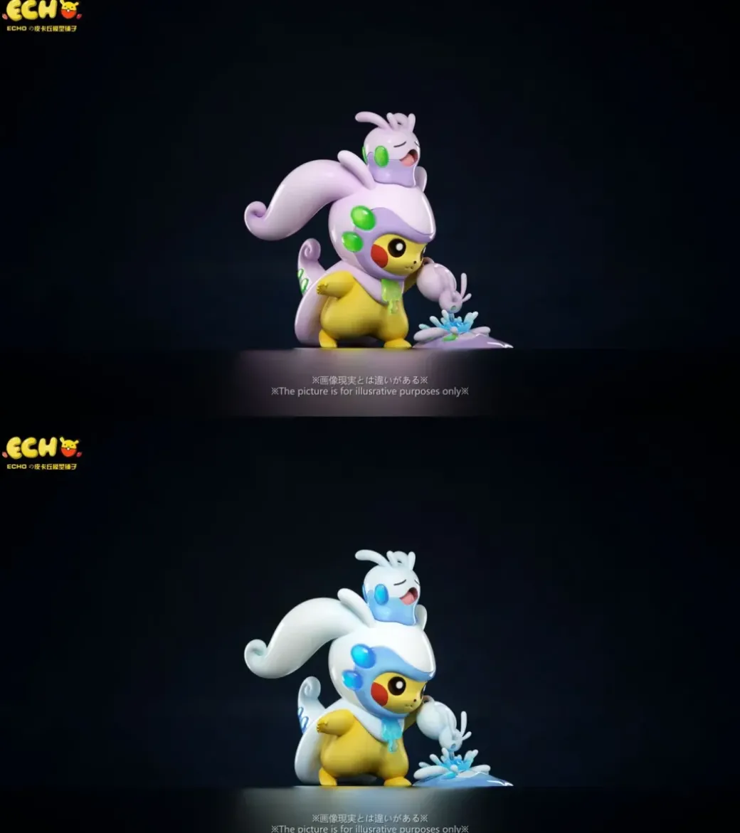 Goodra Cosplay Pikachu - Pokemon Resin Statue - ECHO_Studio