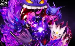 Graduation Statue Series 004 Gengar & Special Bonus Cleffa - Pokemon Resin Statue - EMO.Studio