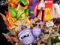 Graduation Statue Series 003 Team Rocket - Pokemon Resin Statue - EMO.Studio