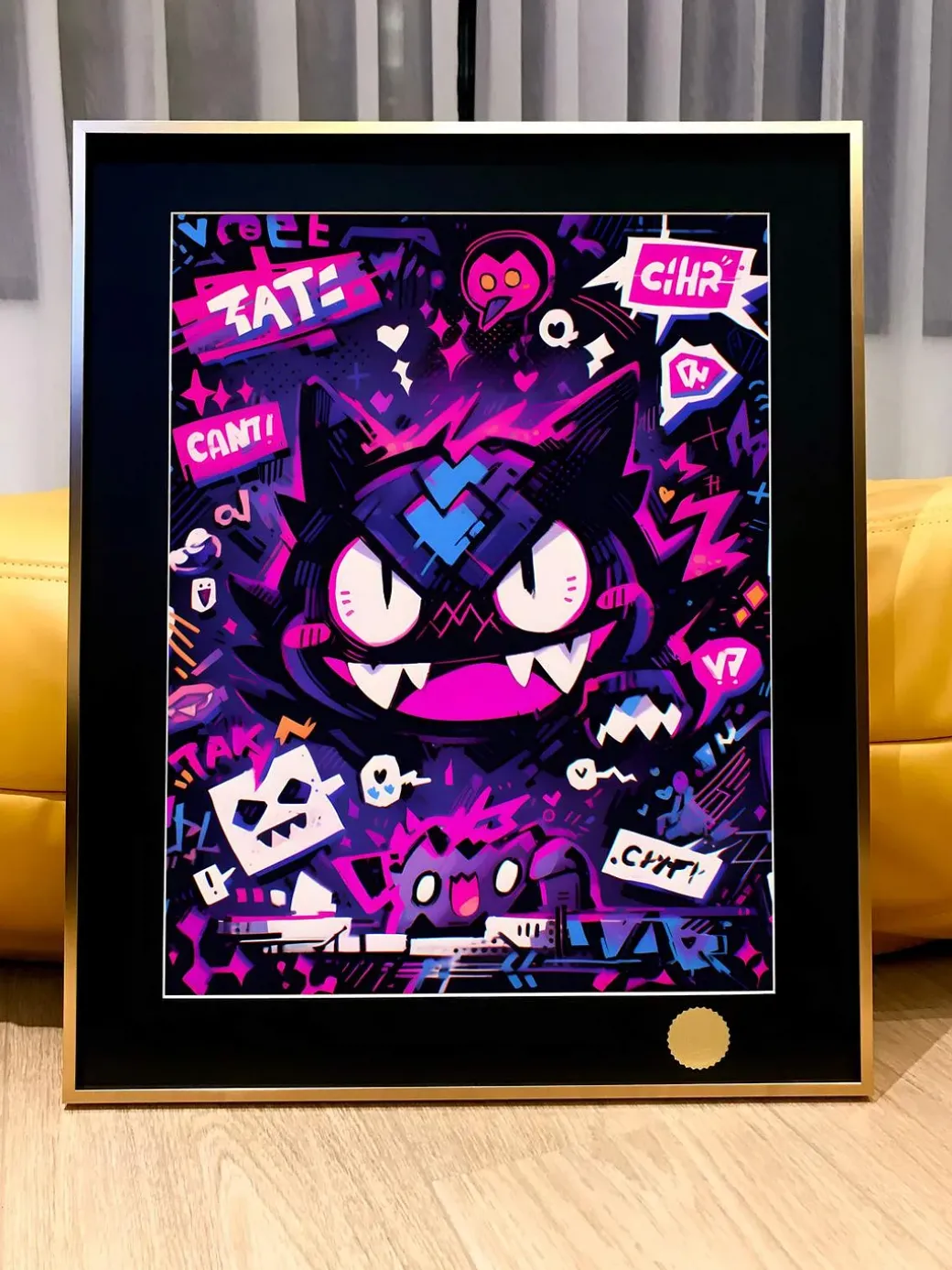 Graffiti Gengar Decorative Painting - Pokemon - Xingkong Studio