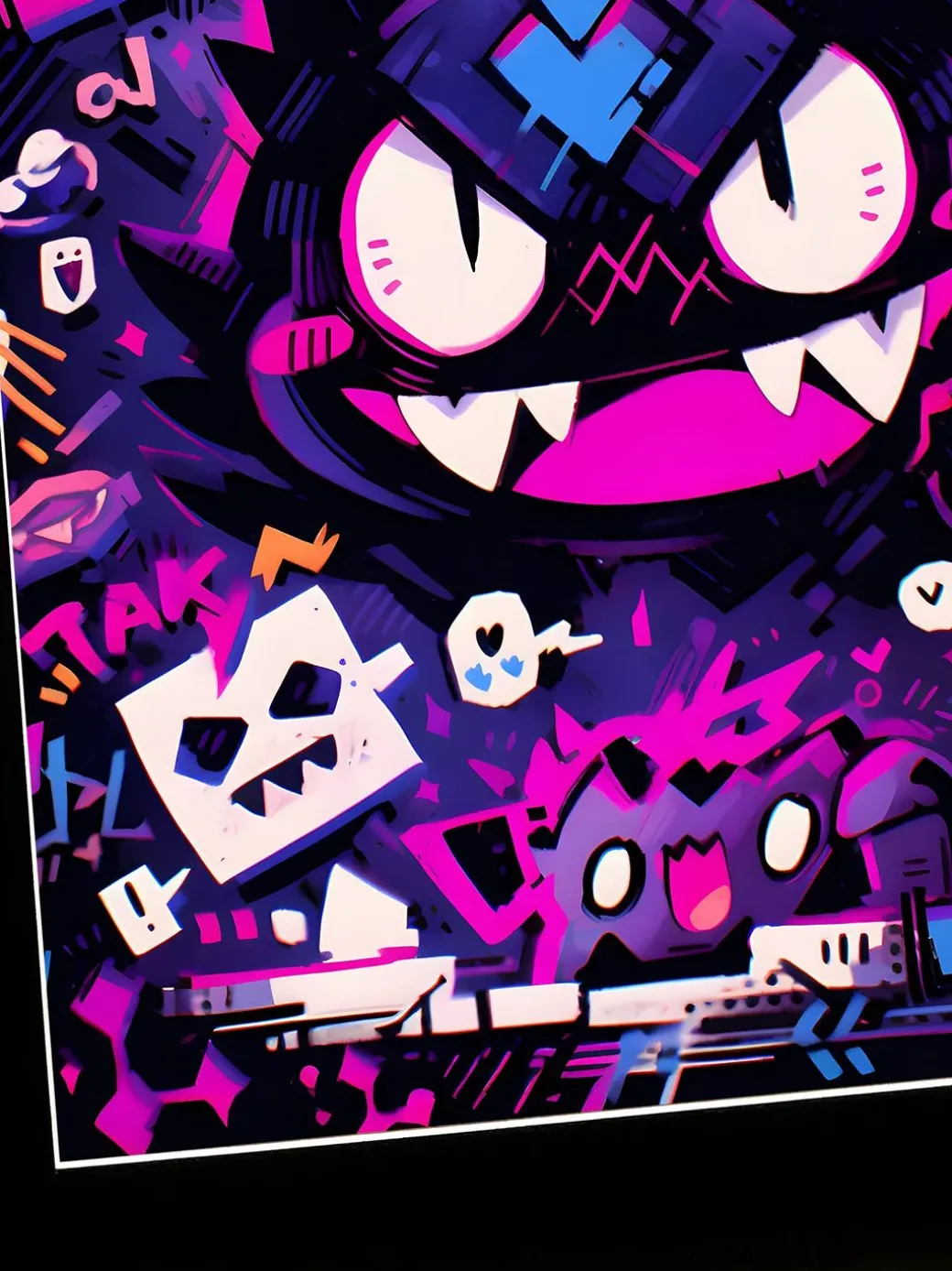 Graffiti Gengar Decorative Painting - Pokemon - Xingkong Studio