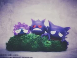 Grass Trio Ver. Gengar Family - Pokemon Resin Statue - sun Studio