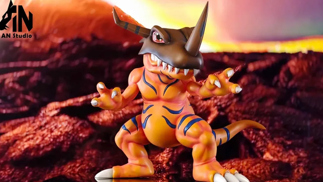 Greymon - Digimon Resin Statue - An-Studios