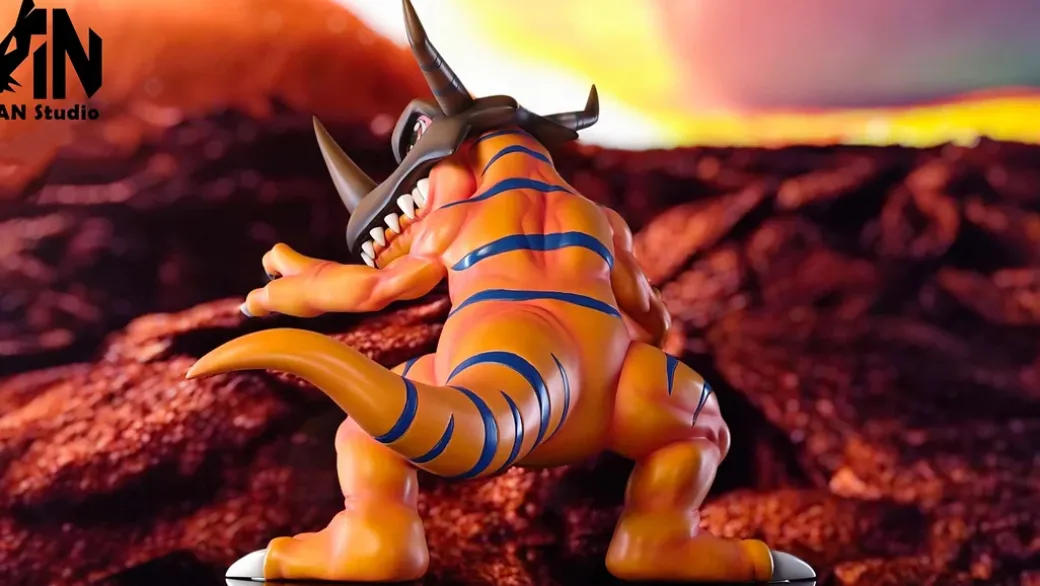 Greymon - Digimon Resin Statue - An-Studios