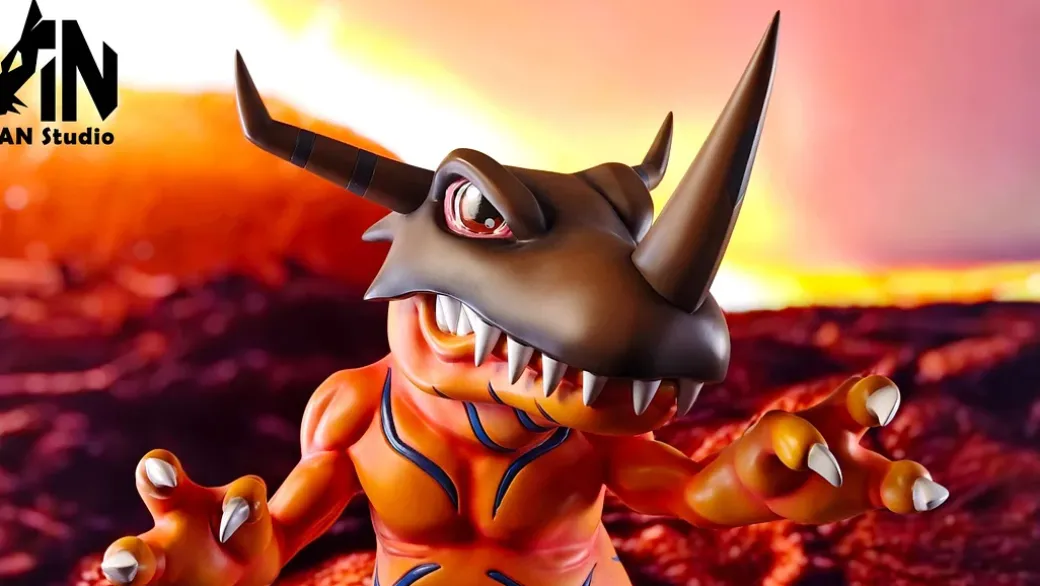 Greymon - Digimon Resin Statue - An-Studios