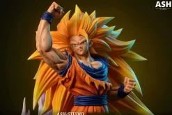 GROS Scale Super Saiyan 3 Son Goku - Dragon Ball Resin Statue - Ash-Studio