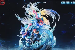 GX Evolution Series Ash Ketchum & Greninja Family - Pokemon Resin Statue - Fantasy Studios