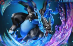 GX Evolution Series Charizard X with LED - Pokemon Resin Statue - Fantasy Studios