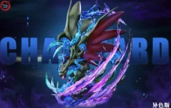 GX Evolution Series Charizard X with LED - Pokemon Resin Statue - Fantasy Studios