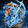 GX Evolution Series Swampert Family with LED - Pokemon Resin Statue - Fantasy Studios