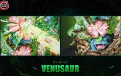 GX Evolution Series Venusaur Family with LED - Pokemon Resin Statue - Fantasy Studios