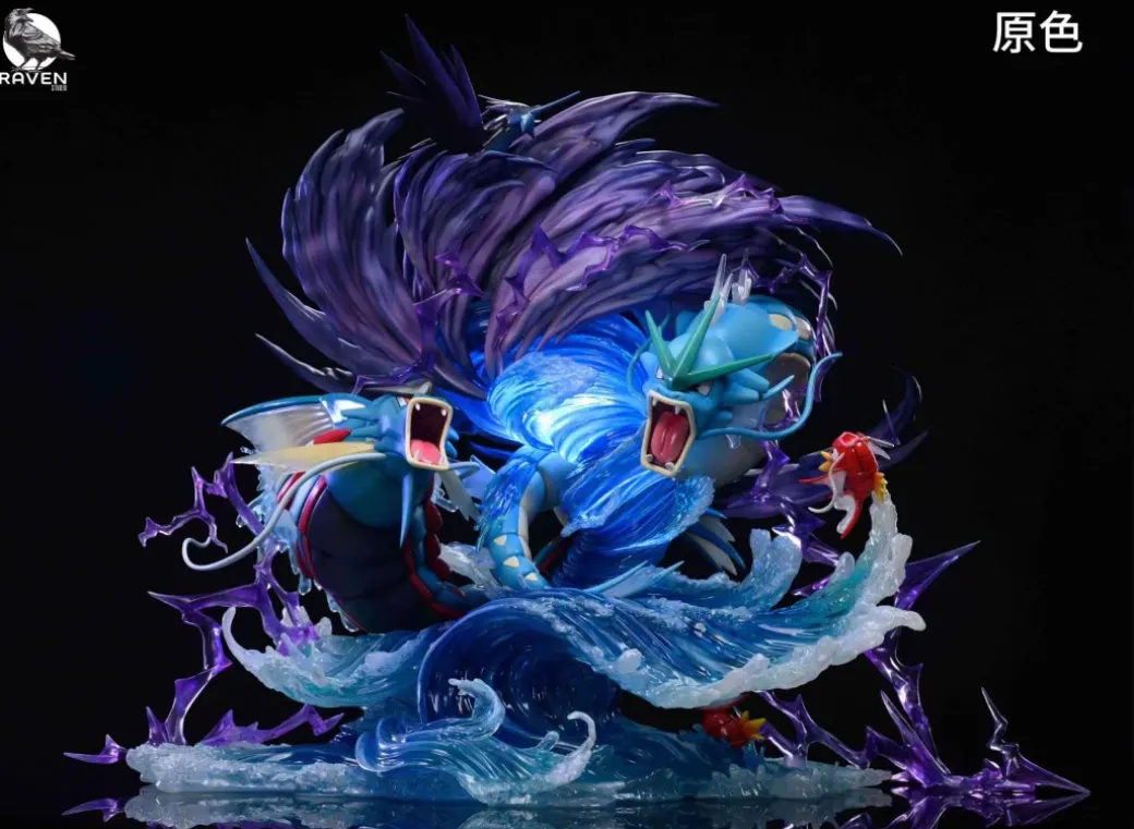 Gyarados Waterspout - Pokemon Resin Statue - RAVEN Studio