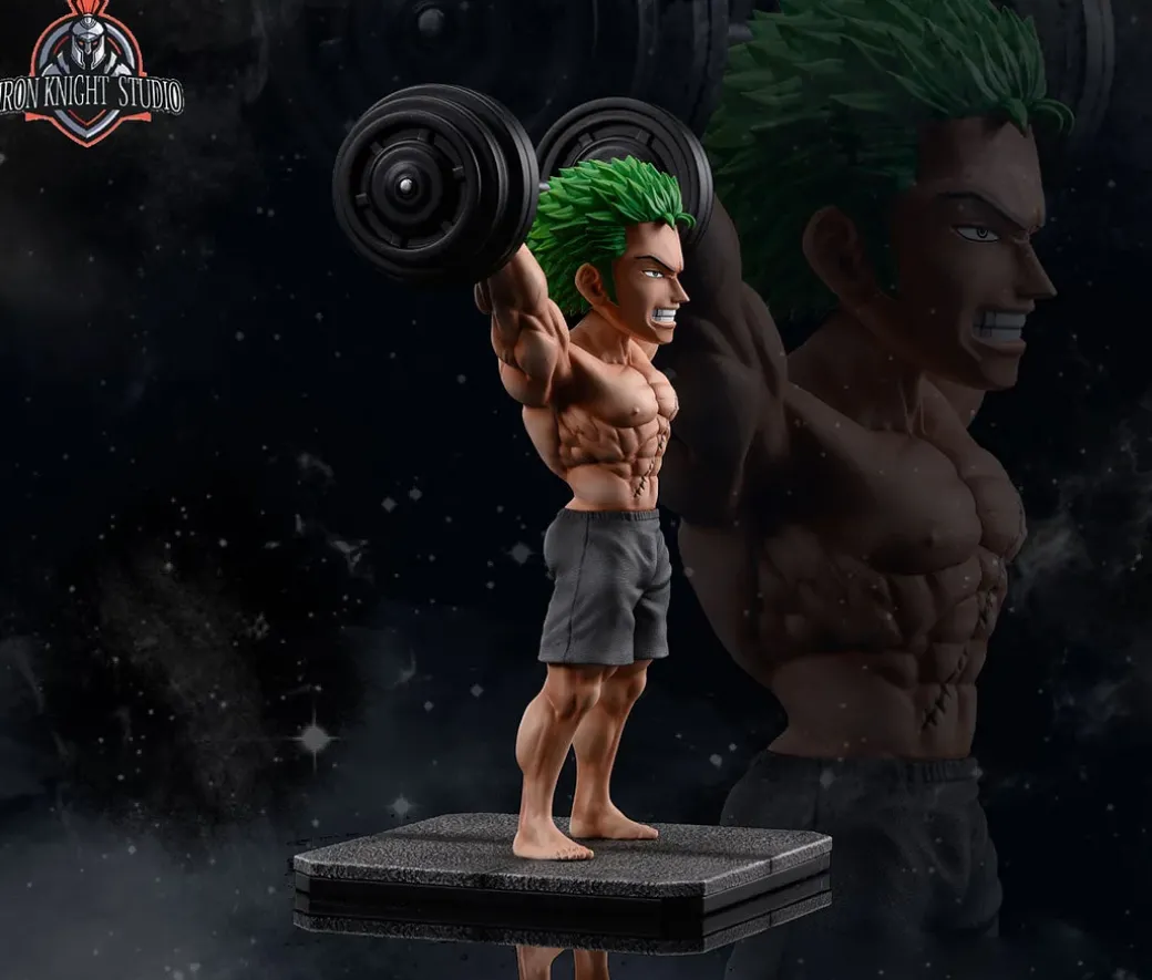 Gym Series 001 Roronoa Zoro - ONE PIECE Resin Statue - Iron Knight Studios