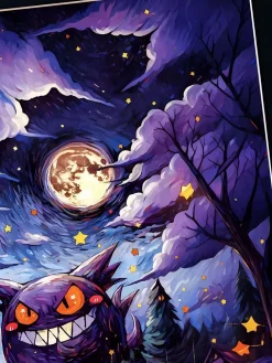 Halloween Festival Gengar Decorative Painting - Pokemon - Xingkong Studio