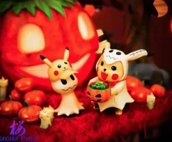 Halloween Mimikyu Cosplay Pikachu with LED - Pokemon Resin Statue - SAKURA Studio