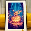 Halloween Pikachu Decorative Painting - Pokemon - Xingkong Studio