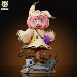 Halloween Special Mimikyu Cosplay Anya Forger - Pokemon SPY X FAMILY Resin Statue - ZhengHuo Studio