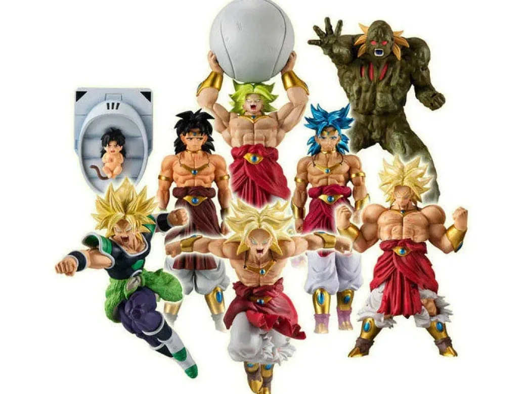 HG Series Broly All-form Bundle Set - Dragon Ball Official Statue - BANDAI SHOKUGAN