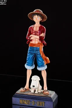 Holding Chest Monkey D. Luffy & Chouchou - ONE PIECE Resin Statue - LICKING DOG Studio