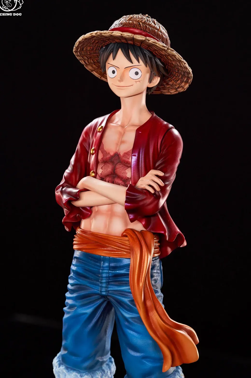 Holding Chest Monkey D. Luffy & Chouchou - ONE PIECE Resin Statue - LICKING DOG Studio