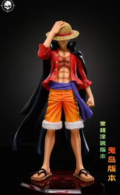 Holding Down Hat Monkey D. Luffy - ONE PIECE Resin Statue - LX-Studios