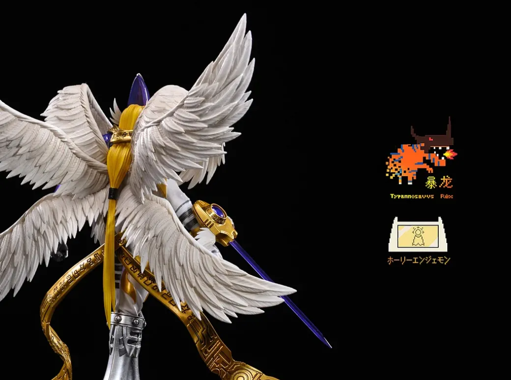 Holy Angemon & Angewomon - Digimon Resin Statue - Tyrannosaurus Rex Studios