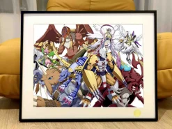 Holy Angemon & Angewomon & WarGreymon & Metal Garurumon Decorative Painting - Digimon - Xingkong Studio