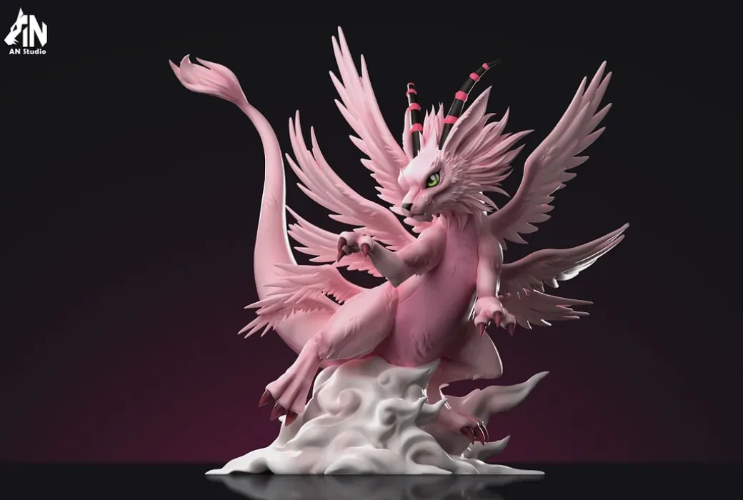 Holydramon - Digimon Resin Statue - An-Studios