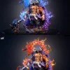 Human Form Kaido with LED - ONE PIECE Resin Statue - LX-Studios