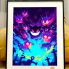 Hyakki Yagyo Halloween Gengar Decorative Painting - Pokemon - Xingkong Studio