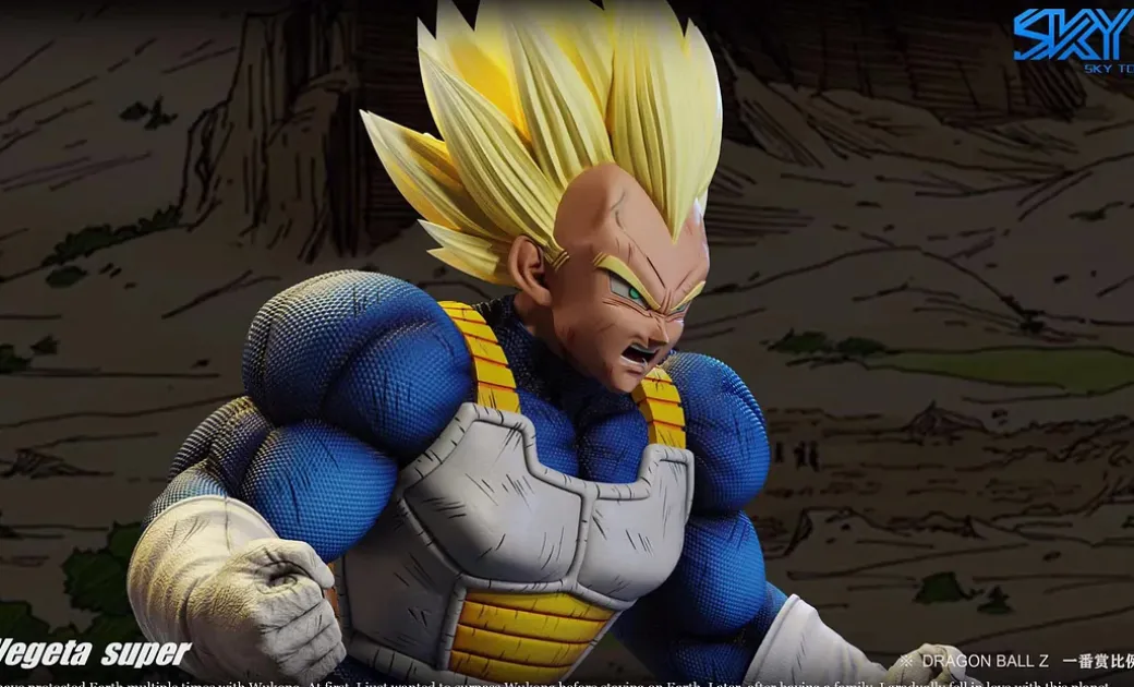 Ichiban Kuji Scale Muscle Vegeta - Dragon Ball Statue - Sky Top Studios