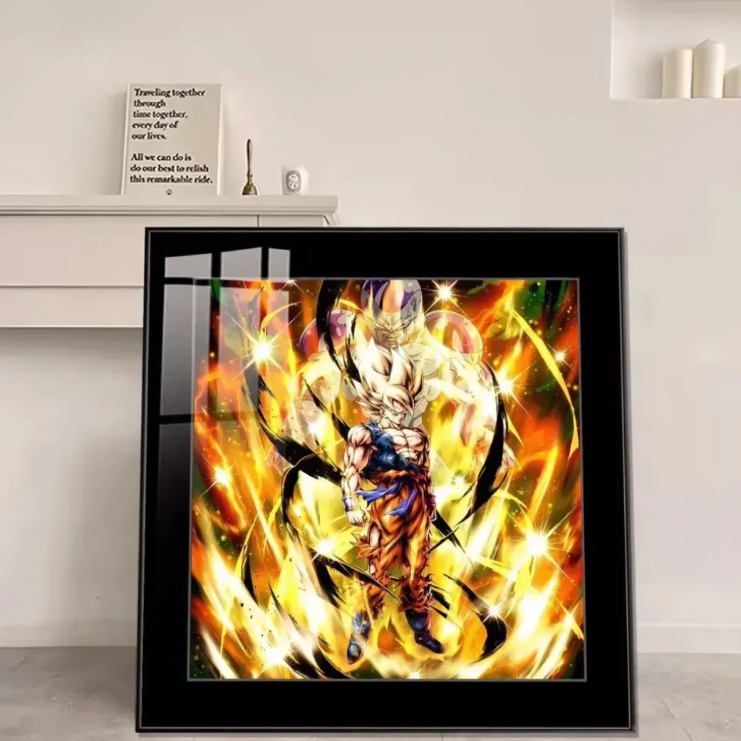 Injured Super Saiyan Son Goku Decorative Painting - Dragon Ball Decorative Painting - JuZi Studio