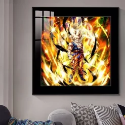 Injured Super Saiyan Son Goku Decorative Painting - Dragon Ball Decorative Painting - JuZi Studio
