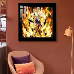 Injured Super Saiyan Son Goku Decorative Painting - Dragon Ball Decorative Painting - JuZi Studio