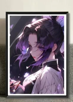 Insect Hashira Shinobu Kocho Decorative Painting - Demon Slayer: Kimetsu no Yaiba Decorative Painting - AMaoHuaShe Studio