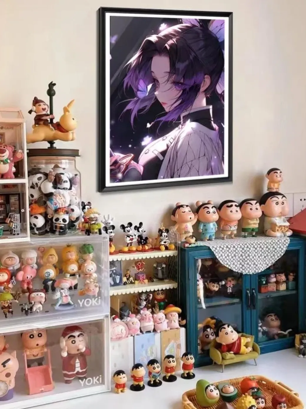 Insect Hashira Shinobu Kocho Decorative Painting - Demon Slayer: Kimetsu no Yaiba Decorative Painting - AMaoHuaShe Studio