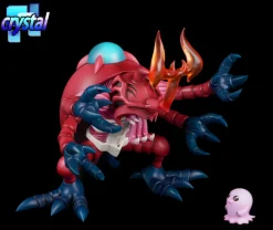 Izzy/ Koshiro Izumi & Atlur Kabuterimon (Red) - Digimon Resin Statue - Crystal Studios