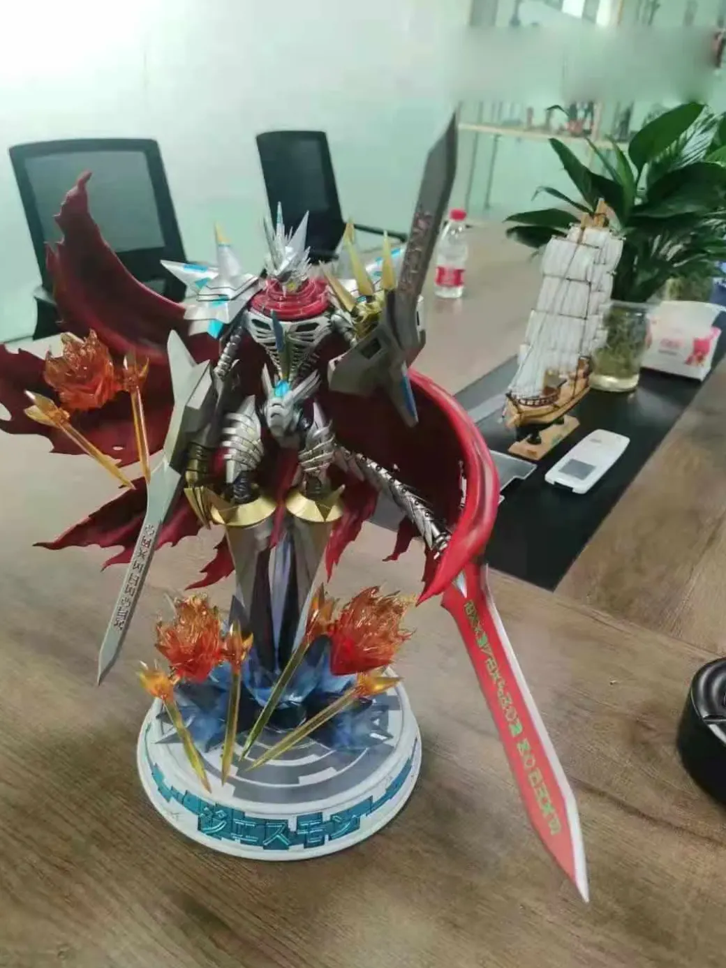 Jesmon with LED - Digimon Resin Statue - Crystal Studios
