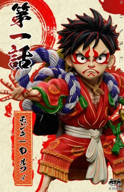 Kabuki Monkey D. Luffy - ONE PIECE Statue - YZ Studios
