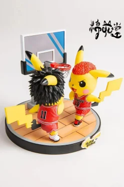 Kaede Rukawa & Hanamichi Sakuragi Cosplay Pikachu - SLAM DUNK Pokemon Resin Statue - MianHuaTang Studios