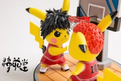 Kaede Rukawa & Hanamichi Sakuragi Cosplay Pikachu - SLAM DUNK Pokemon Resin Statue - MianHuaTang Studios