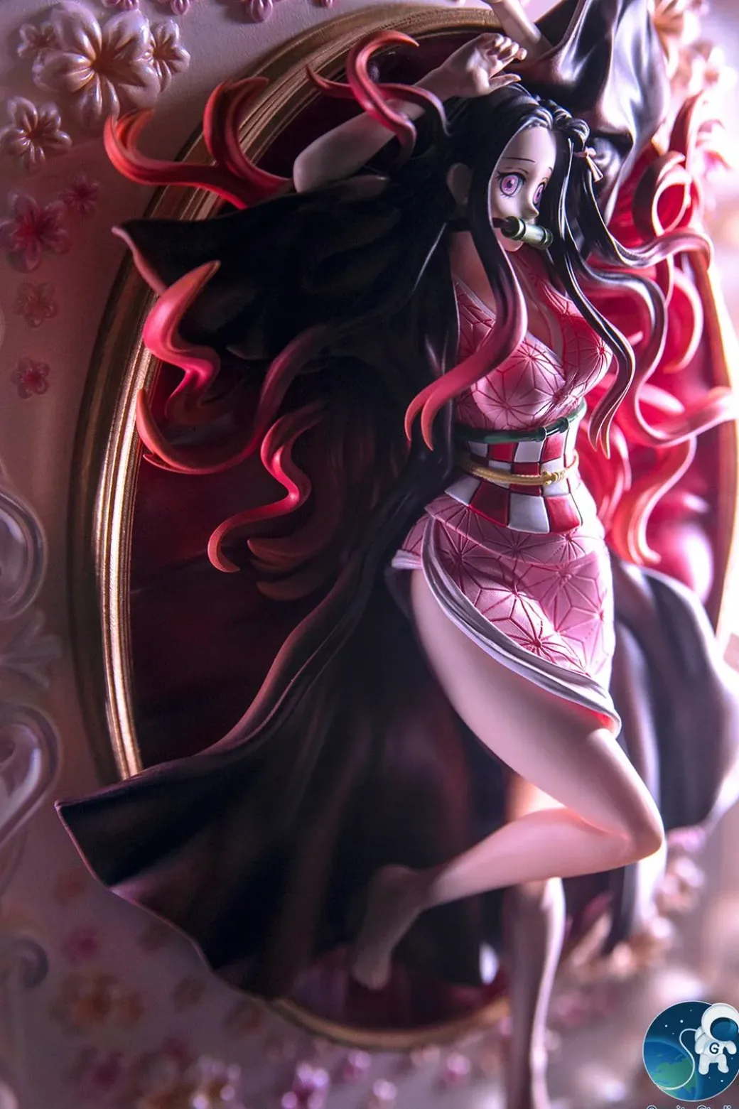Kamado Nezuko Decoration Frame - Demon Slayer: Kimetsu no Yaiba Resin Statue - Gravity Studios