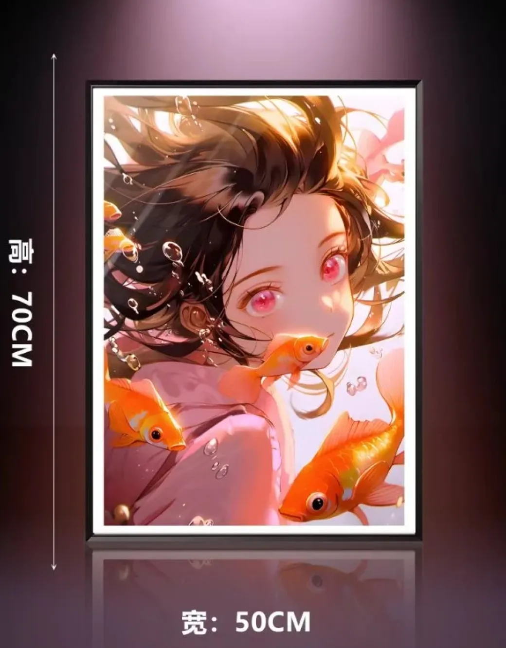 Kamado Nezuko Decorative Painting - Demon Slayer: Kimetsu no Yaiba Decorative Painting - AMaoHuaShe Studio