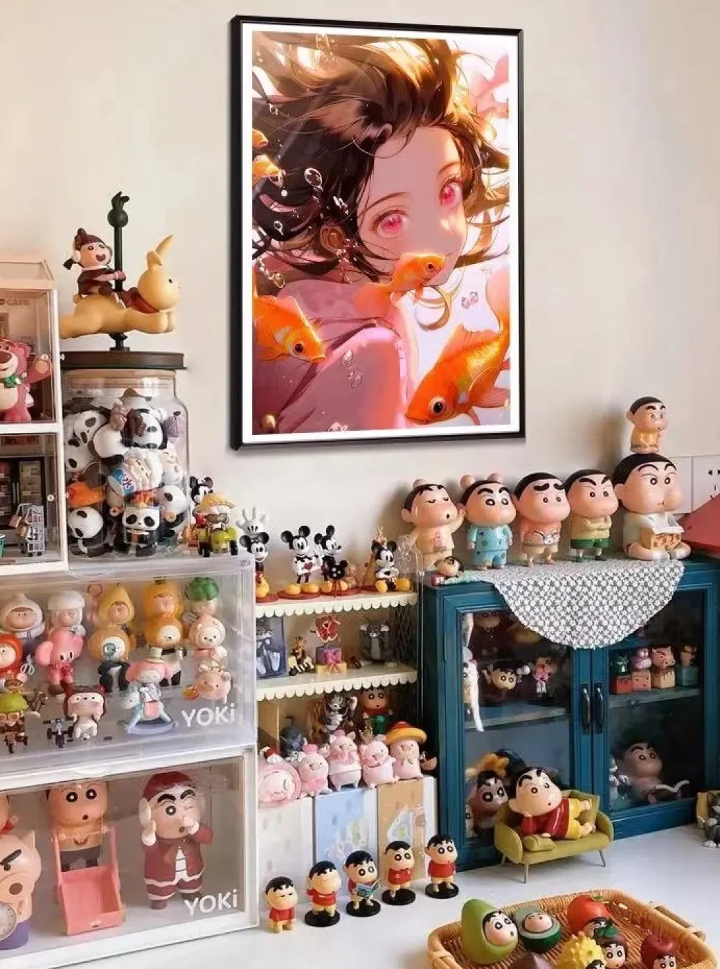 Kamado Nezuko Decorative Painting - Demon Slayer: Kimetsu no Yaiba Decorative Painting - AMaoHuaShe Studio