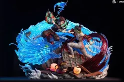 Kamado Tanjiro vs Gyutaro with LED - Demon Slayer: Kimetsu no Yaiba Resin Statue - CHIKARA Studios