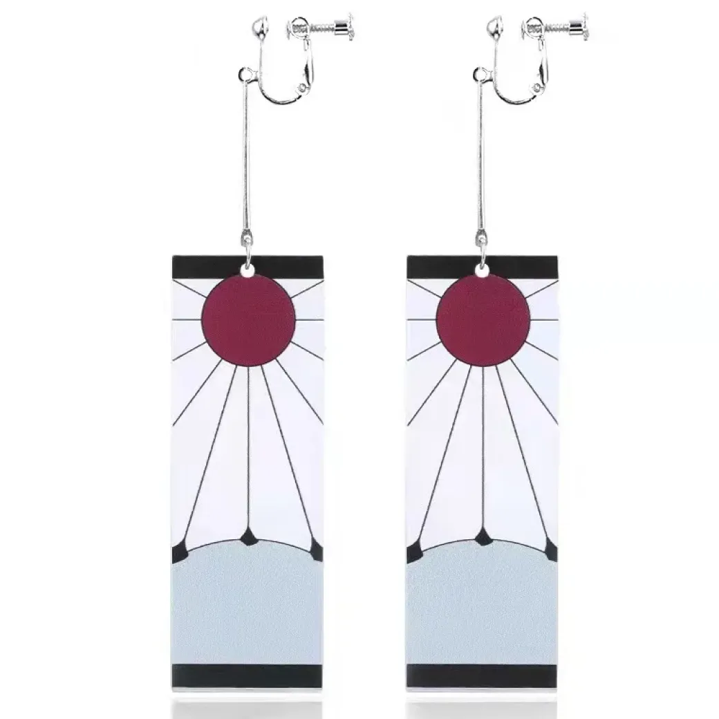 Kamado Tanjiro's Earrings - Free Shipping - Demon Slayer: Kimetsu no Yaiba