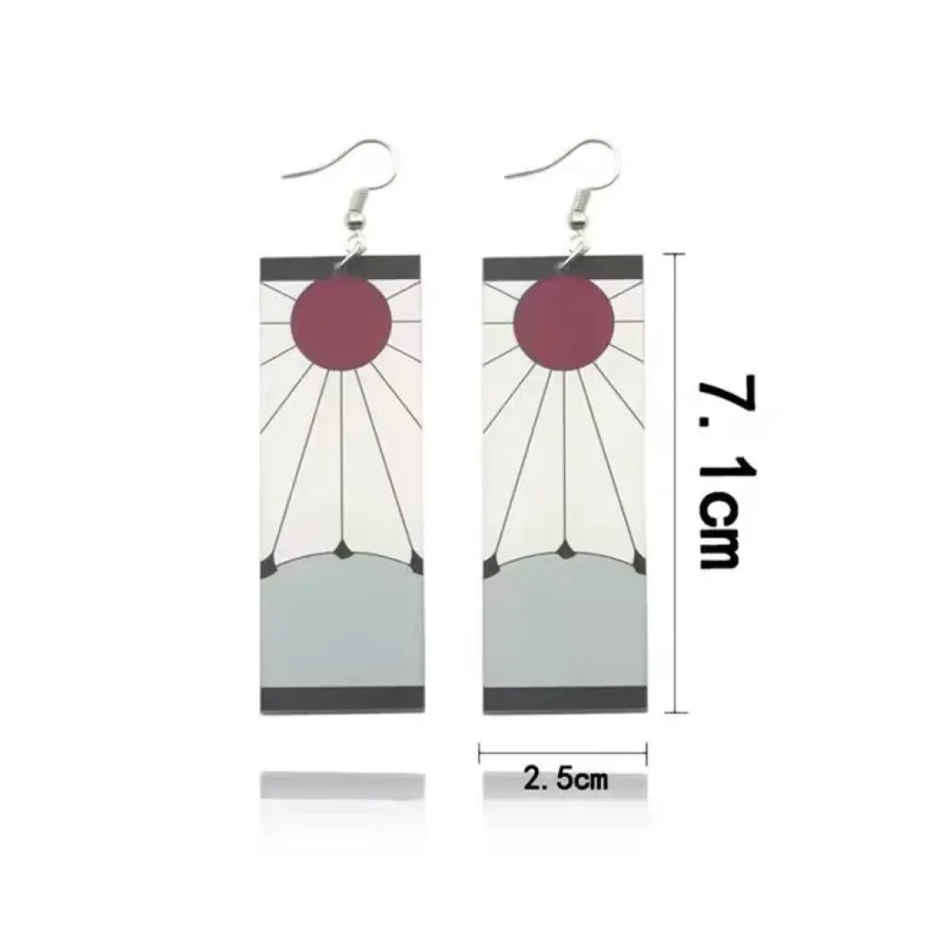 Kamado Tanjiro's Earrings - Free Shipping - Demon Slayer: Kimetsu no Yaiba
